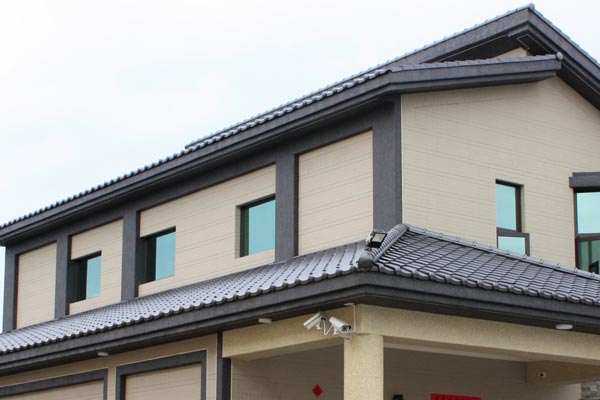 和型瓦 ( 文化瓦 ) 銀麟色