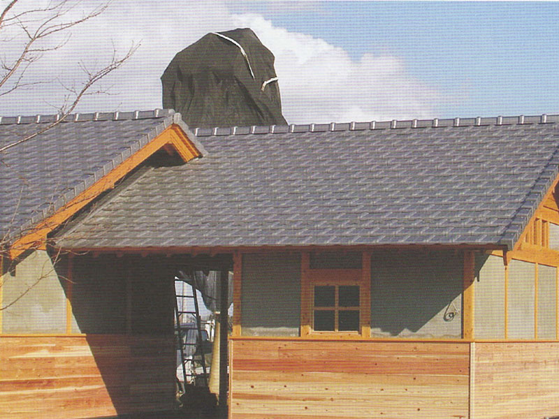 銀麟色 平板瓦 - 現代屋瓦施工首選