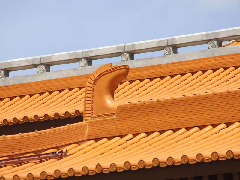 黃色 飛鳥瓦 - 傳統建築屋瓦更新