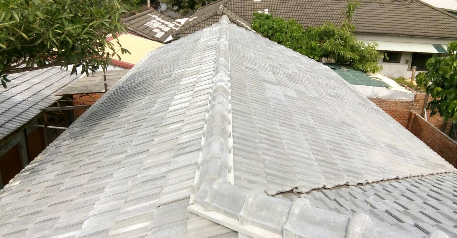 互茂工程水泥瓦施工 - 專業團隊屋頂安裝實績