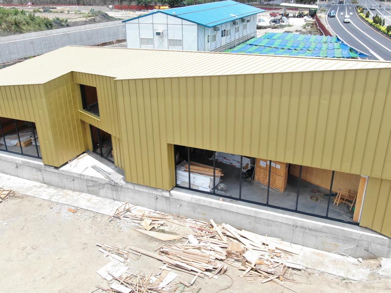 屏東直立鎖邊鈦鋅屋頂