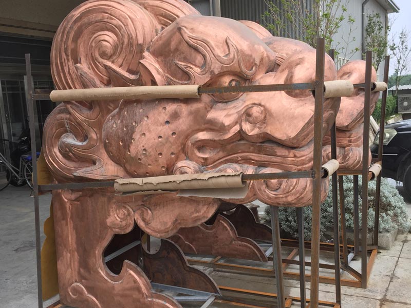寺廟大型建築銅製構件