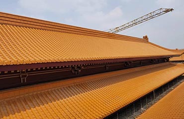 飛鳥瓦 黃色 內地案場